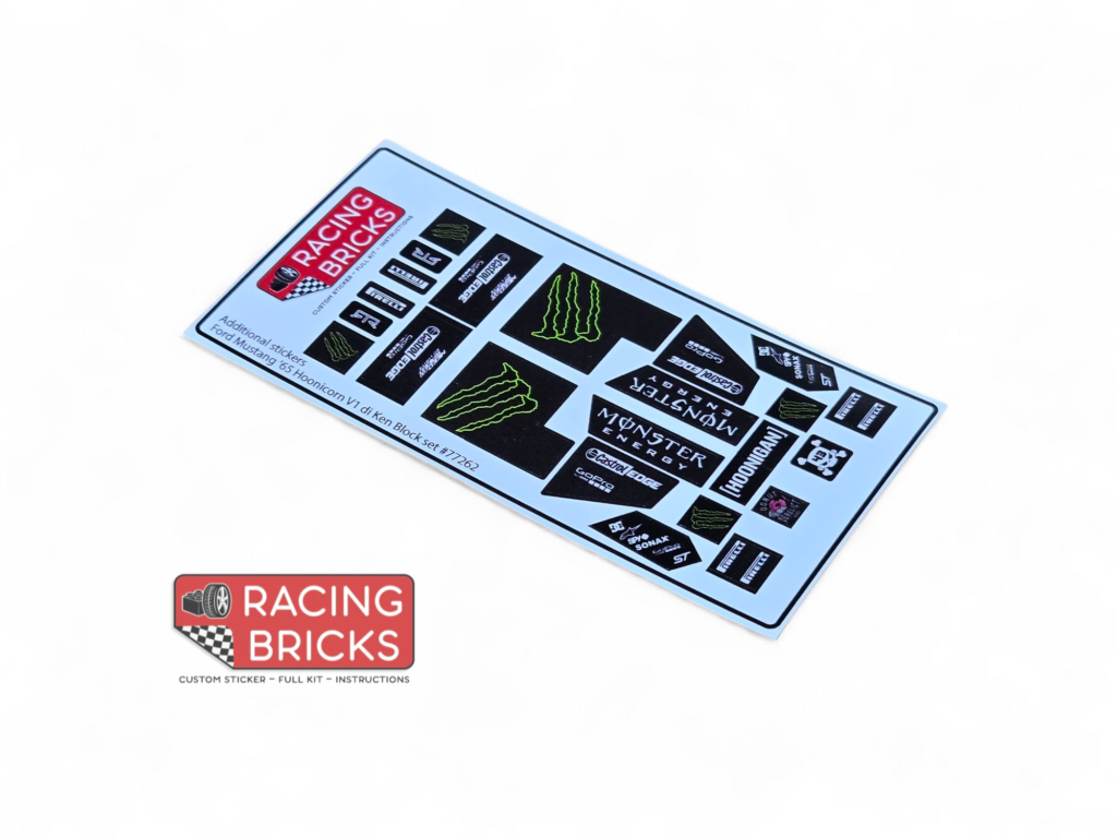 Adesivi addizionali Ford Mustang ’65 Hoonicorn V1 di Ken Block #77262 ( Hoonigan )